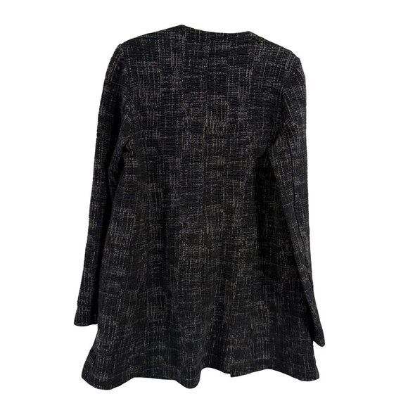 Eileen Fisher Crosshatch Cotton & Tencel Stretch Jacket Size XS - Picture 5 of 7